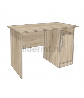 Стол письменный однотумбовый (ниша и створка)